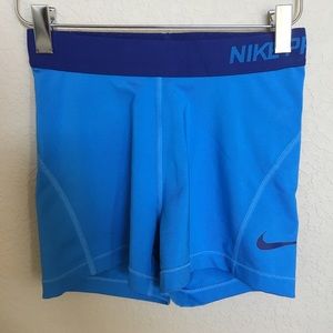 Nike Pro 3’’ dri-fit spandex.